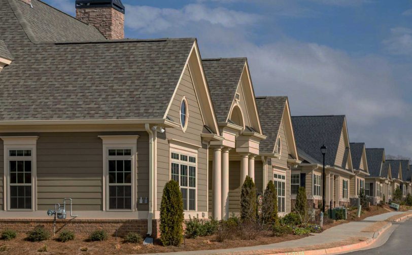 Homes with new roofs from roofing companies in Panama City Beach, FL