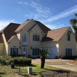 Roof on a very large luxury home in Panama City, FL.