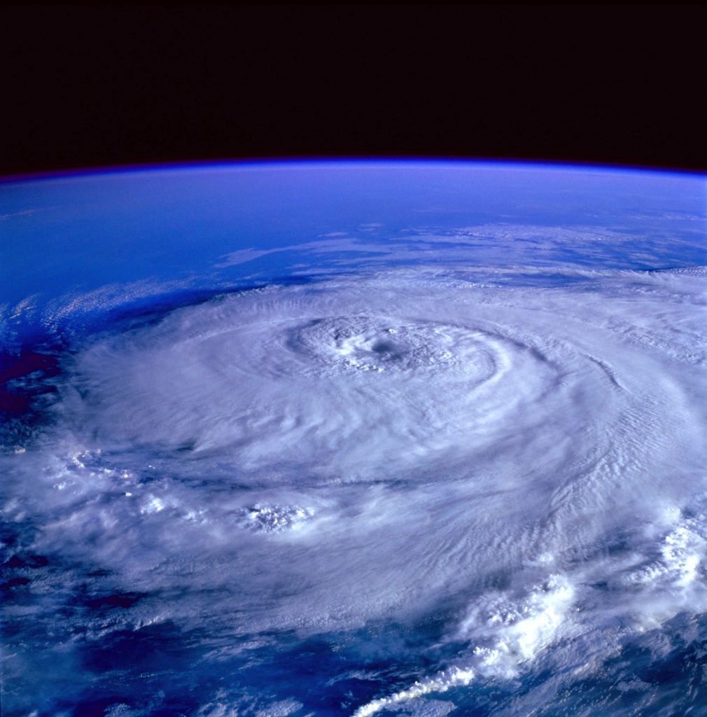 Eye of a hurricane - Find Panama City Beach roofers to replace your weather worn roof!